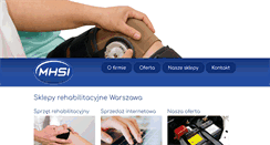 Desktop Screenshot of mhsi.pl